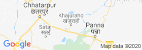 Khajuraho map